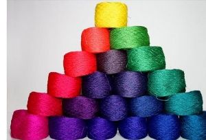 polyester spun dyed yarn,
