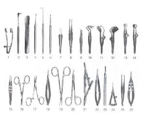 Lid Ophthalmic Surgical Instruments Set