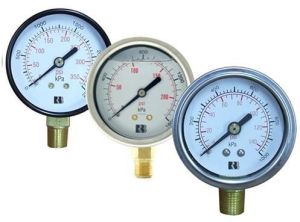 Twist-on Polycarbonate Pressure Gauge