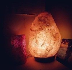 CFL Antique Natural Rock Salt Lamp