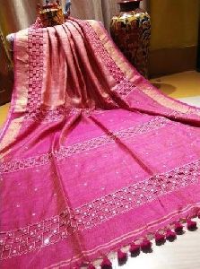 Cut Work Saree