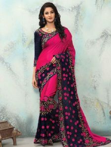 Embroidered Saree