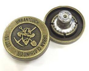 Alloy Jean Button