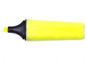 plastic highlighter pen