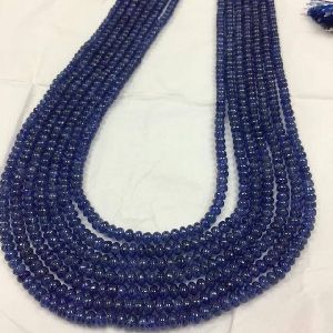 Blue Sapphire Cut And Beads