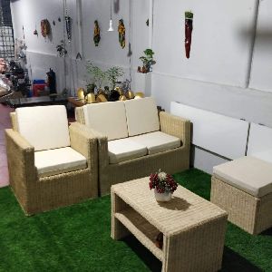 Local Cane Sofa set