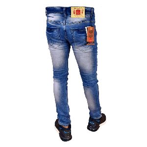 Blue Shaded Men Jeans