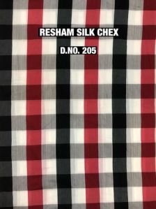 Silk Check Fabric