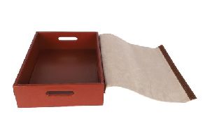 Leatherette Laundry Return Box