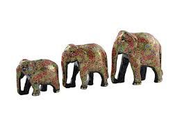 Paper Mache Elephant Set