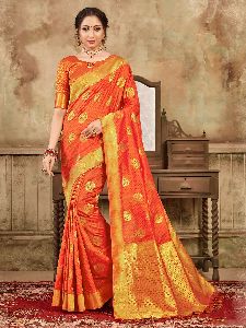 bridal silk saree