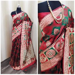 party wear silk saree