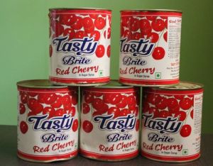 canned red cherry