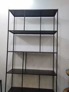 iron book shelf