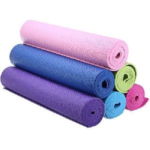 Solid Yoga Exercise Mats With Carrying Bag and Belt (198cm X 91cm X 4)