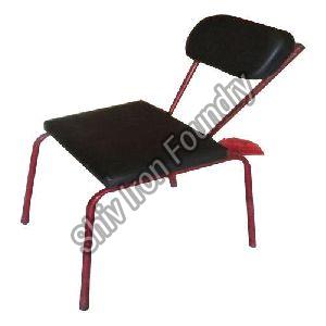 Iron Leather Seat Chair
