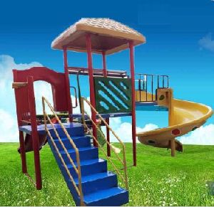 Single Slide Garden Multi Play Station