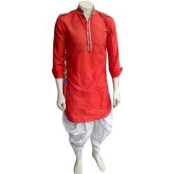 Silk Men Dhoti Kurta