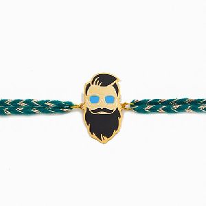 Custom Beardman Metal Rakhi