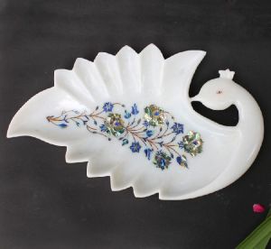 Handcrafted Marble Swans