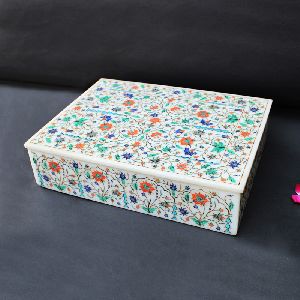 Square Handcrafted Marble Boxes