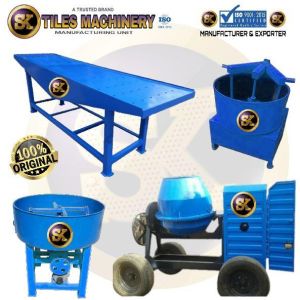 Manual Concrete tiles making machine