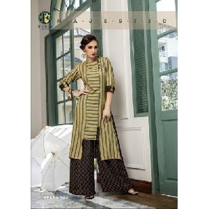 Designer Palazzo With Kurti