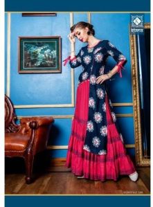 printed designer kurti