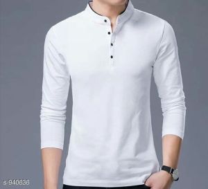 Mens Chinese Collar T-shirt