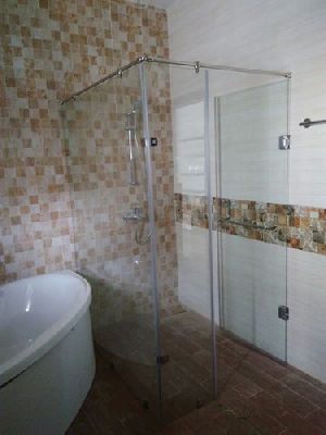 Toughened Glass Shower Partition