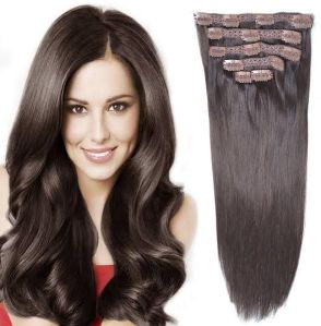 Straight Clip Weft Hair