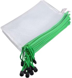 Zipper Plastic Stationery Bags