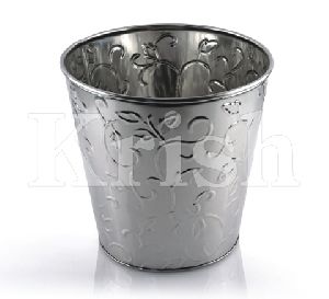 Wine Bucket With Flower Embossing