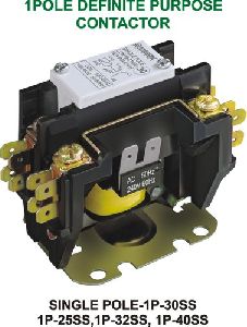 Single Pole Definite Purpose Contactor (1P-SS)