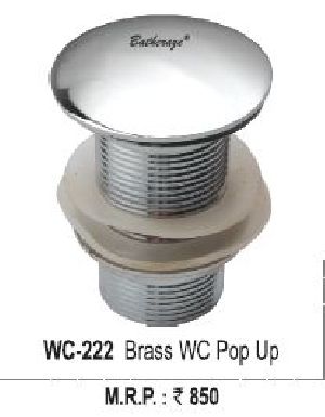 Brass WC Pop Up Waste Coupling