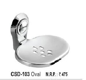 Oval Chrome Soap Dish