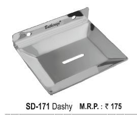 Stainless Steel Single Piece Soap Dishes