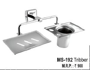 Tribber Soap Dish With Tumbler Holder