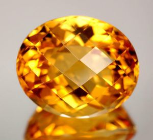 Citrine Semi Precious Stone