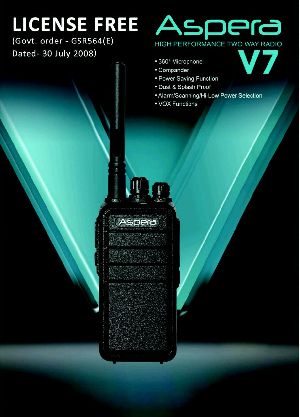 Aspera License Free Walkie Talkie