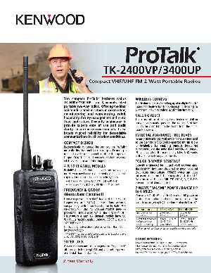 Kenwood Walkie Talkie Radio