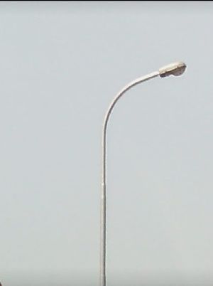 Swan Neck Street Light Pole
