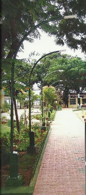 Mild Steel Garden Light Pole