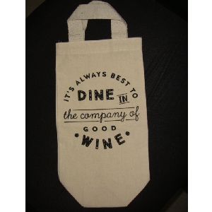 Cotton Wine Bottle Bag