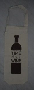 One bottle Wine bag with self handle