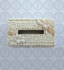 Seashell Tissue Box Holder