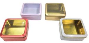 Square Tin Boxes