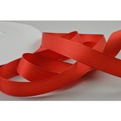 Red taffeta ribbon