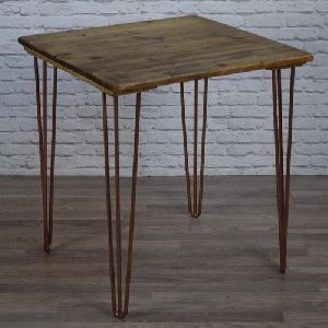 Rustic Square Bar Table