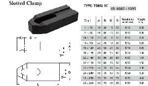 Slotted Clamp IS 6082